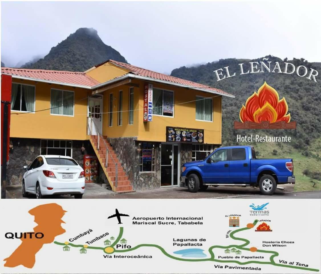 El Lenador Hotel Y Restaurante Papallacta Exteriér fotografie